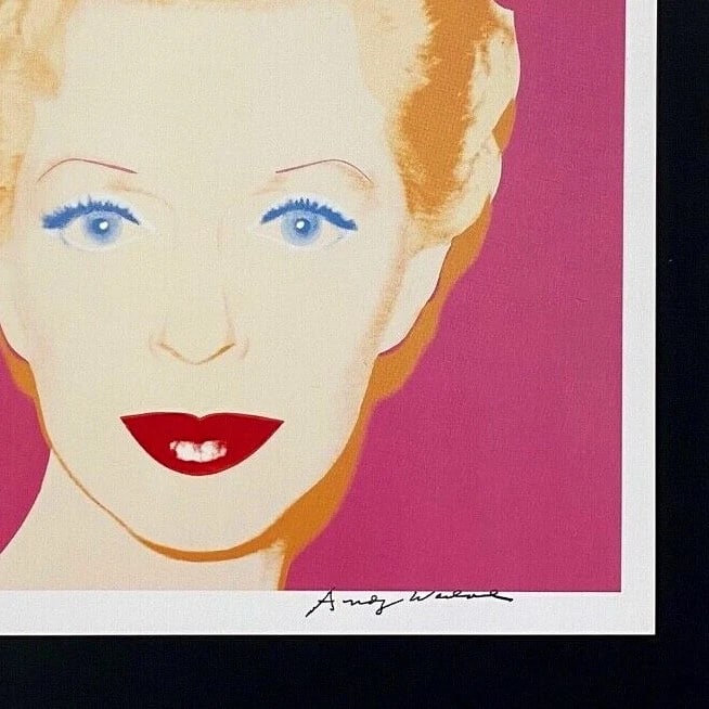 ANDY WARHOL x LANA TURNER – ICONIC VINTAGE PRINT – SIGNED & FRAMED! - 3