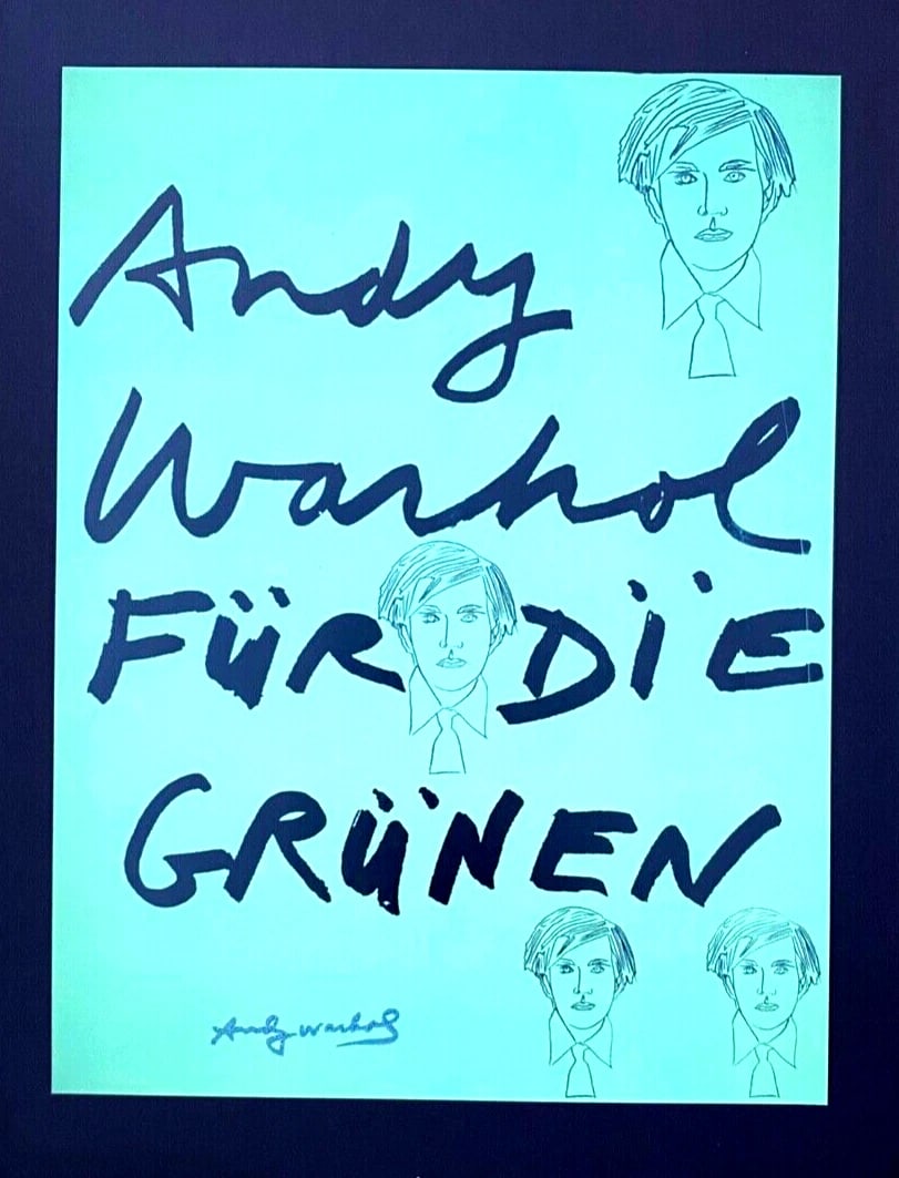 ANDY WARHOL | BEAUTIFUL SIGNED VINTAGE 1980'S PRINT + NEW FRAME + BUY IT NOW - 2