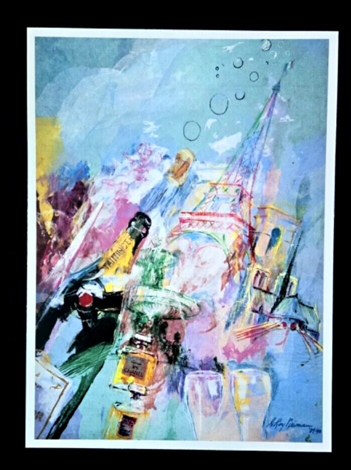 LeRoy Neiman PARIS Signed Pop Art Mounted & Framed | New 16X12in. - 2