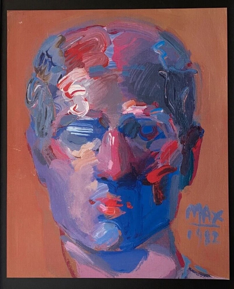 PETER MAX | AWESOME | 1990'S SIGNED PRINT | POP ART | NEW FRAME - 2