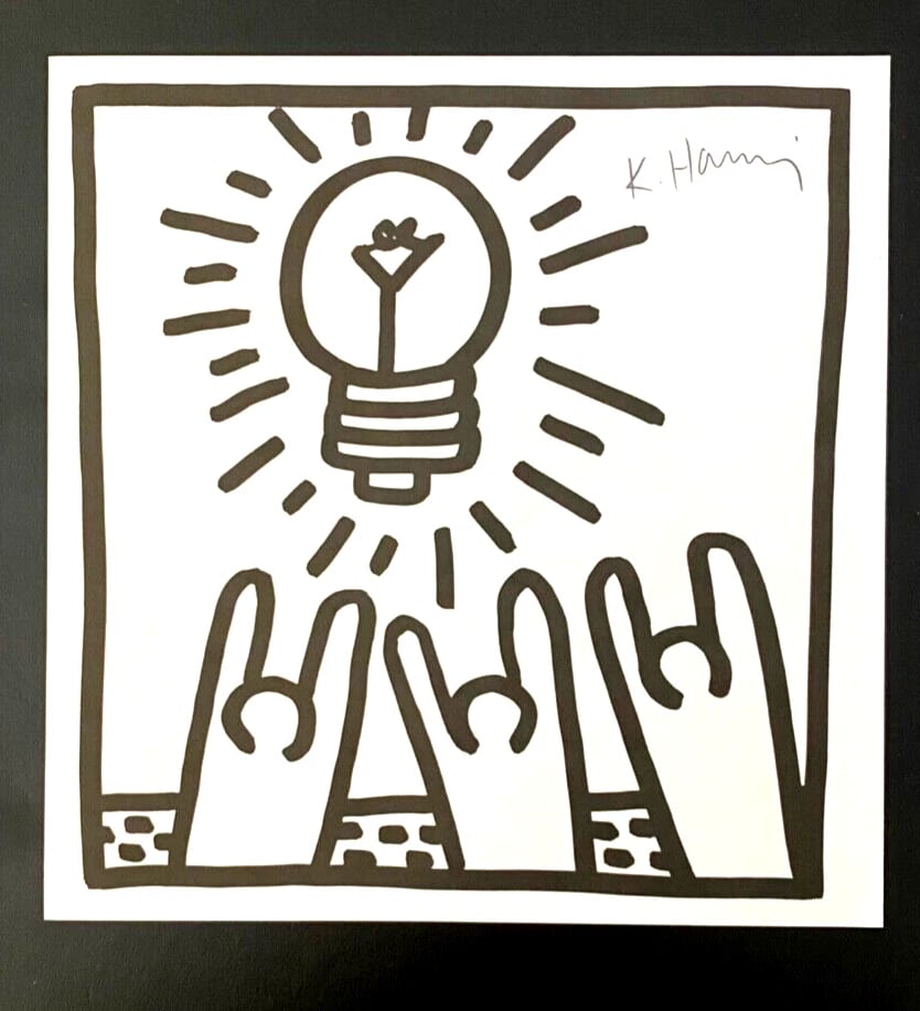 Keith Haring | Vintage Print Signed | Mounted & Framed - 2