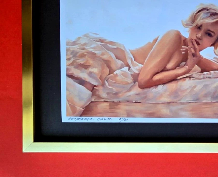 ALEXANDER DULAC | MARILYN MONROE Hand Signed Authentic Print Ed of 10 | COA - 4