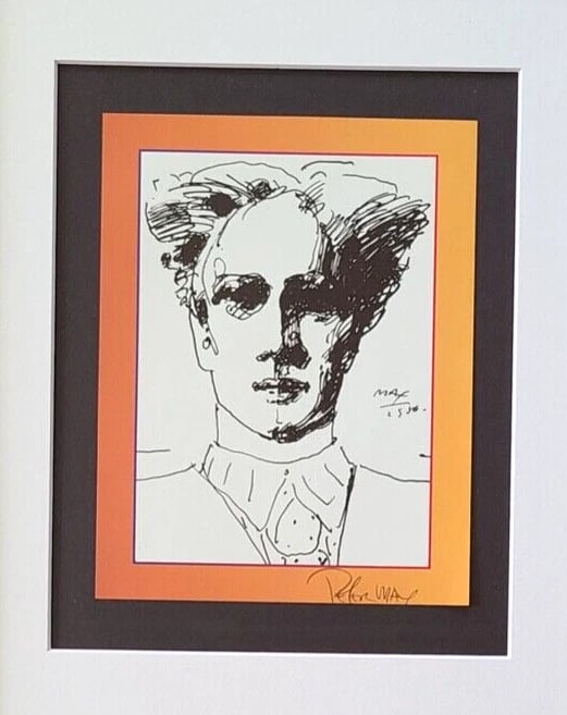 Peter Max | Vintage Print Signed Matted New Silver Frame - 2