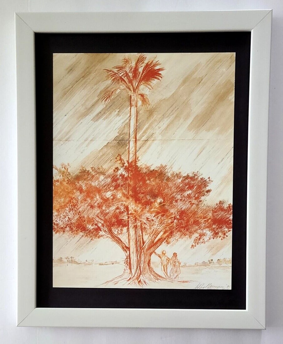 LEROY NEIMAN + SEMINOLE GOLF + CIRCA 1990'S + SIGNED GOLF PRINT+ FRAMED $: We have for Sale this LEROY NEIMAN AWESOME 1990'S PRINT ON PAPER " SEMINOLE GOLF " SIGNED ON THE PLATE SIZE OF THE PRINT: 10 X 8 in NEW WHITE FRAME FRAME COVERS AN AREA OF 15 X 12 in MOUNTED AND