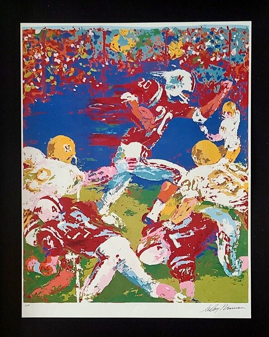 LEROY NEIMAN + NEBRASKA SUITE + CIRCA 1990'S + SIGNED PRINT FRAMED + BUY NOW - 2