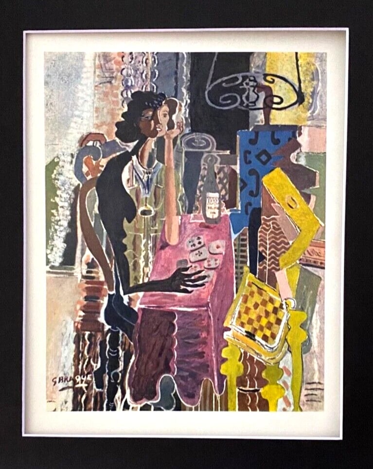 GEORGES BRAQUE + 1948 AWESOME SIGNED PRINT + MATTED & FRAMED + BUY IT NOW!! - 2