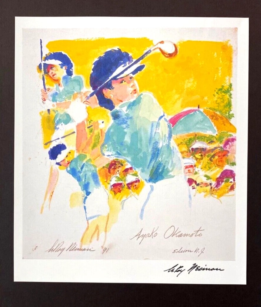 LEROY NEIMAN + AYAKO OKAMOTO + CIRCA 1990'S + SIGNED PRINT FRAMED - 2