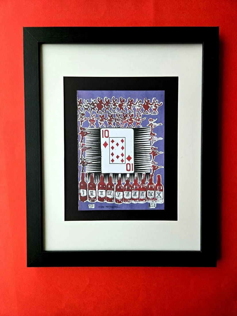 Pedro Friedeberg – “ TOTEMIC WOMEN ” | Surrealist Symbolic Signed Print (1 of 3)