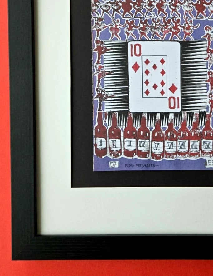 Pedro Friedeberg – “ TOTEMIC WOMEN ” | Surrealist Symbolic Signed Print - 3