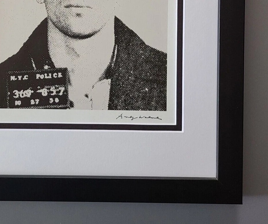 ANDY WARHOL + RARE SIGNED + MOST WANTED PRINT MATTED AND FRAMED + BUY IT NOW! - 2