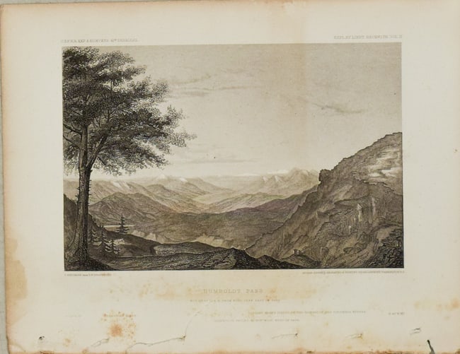 1861 View of the Humboldt Pass Nevada -- Humboldt Pass: Title:1861 View of the Humboldt Pass Nevada -- Humboldt Pass,li>Cartographer:US Government - Senate Year/Place:1861, Washington Map Dimension (in.):5.5 X 8.6 in. Description:This is an excellent