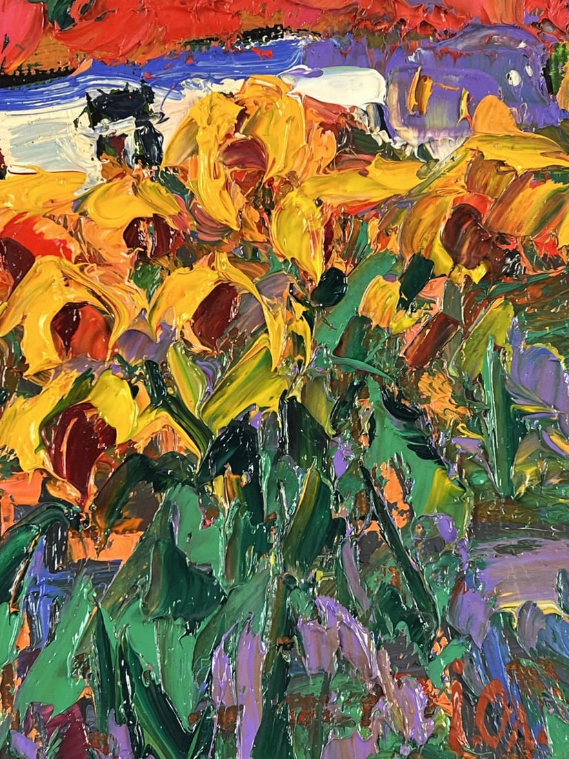 Oil painting Morning in the Village Oleksiy Ivanyuk - 10