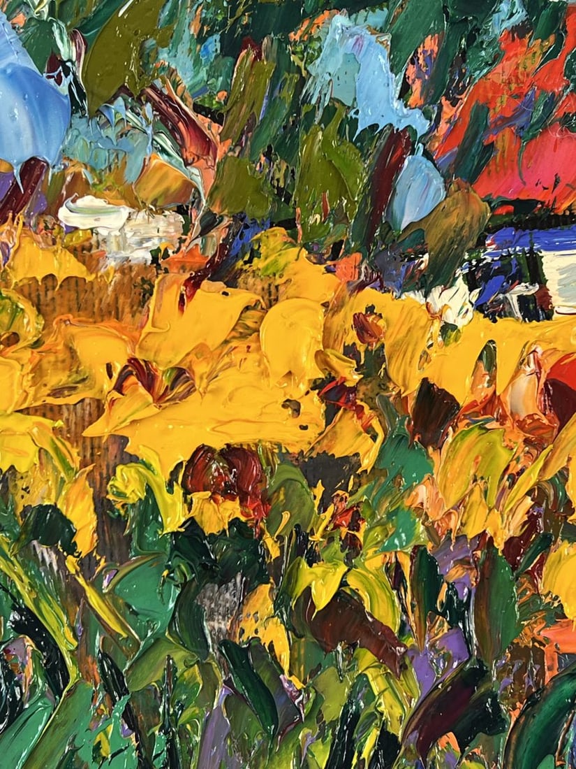 Oil painting Morning in the Village Oleksiy Ivanyuk - 4