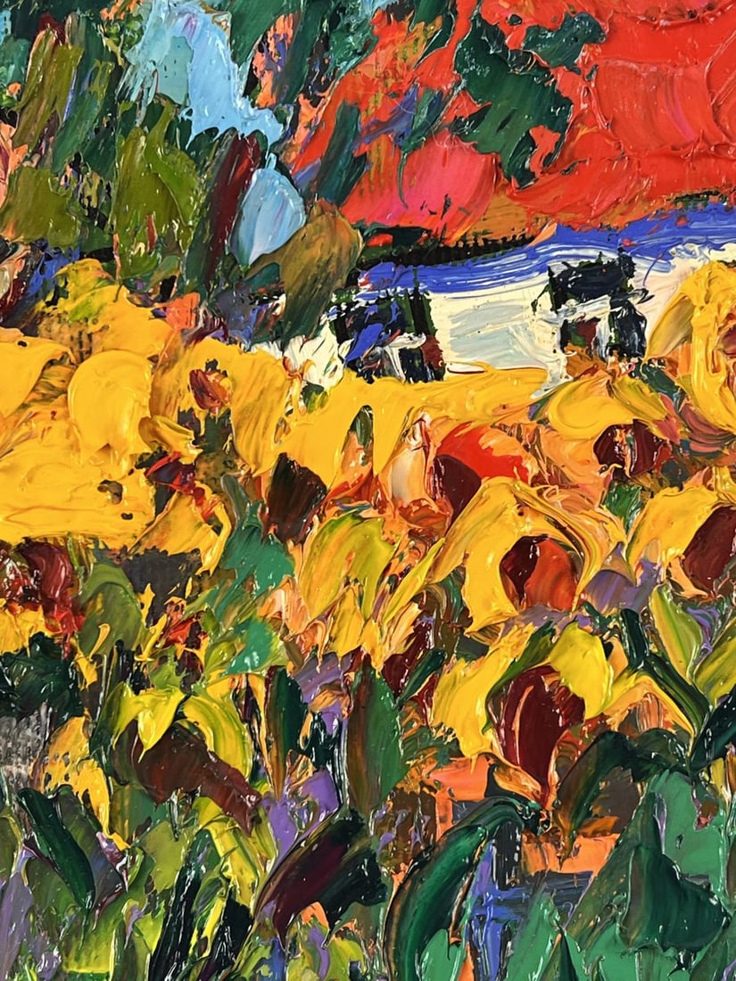 Oil painting Morning in the Village Oleksiy Ivanyuk - 6