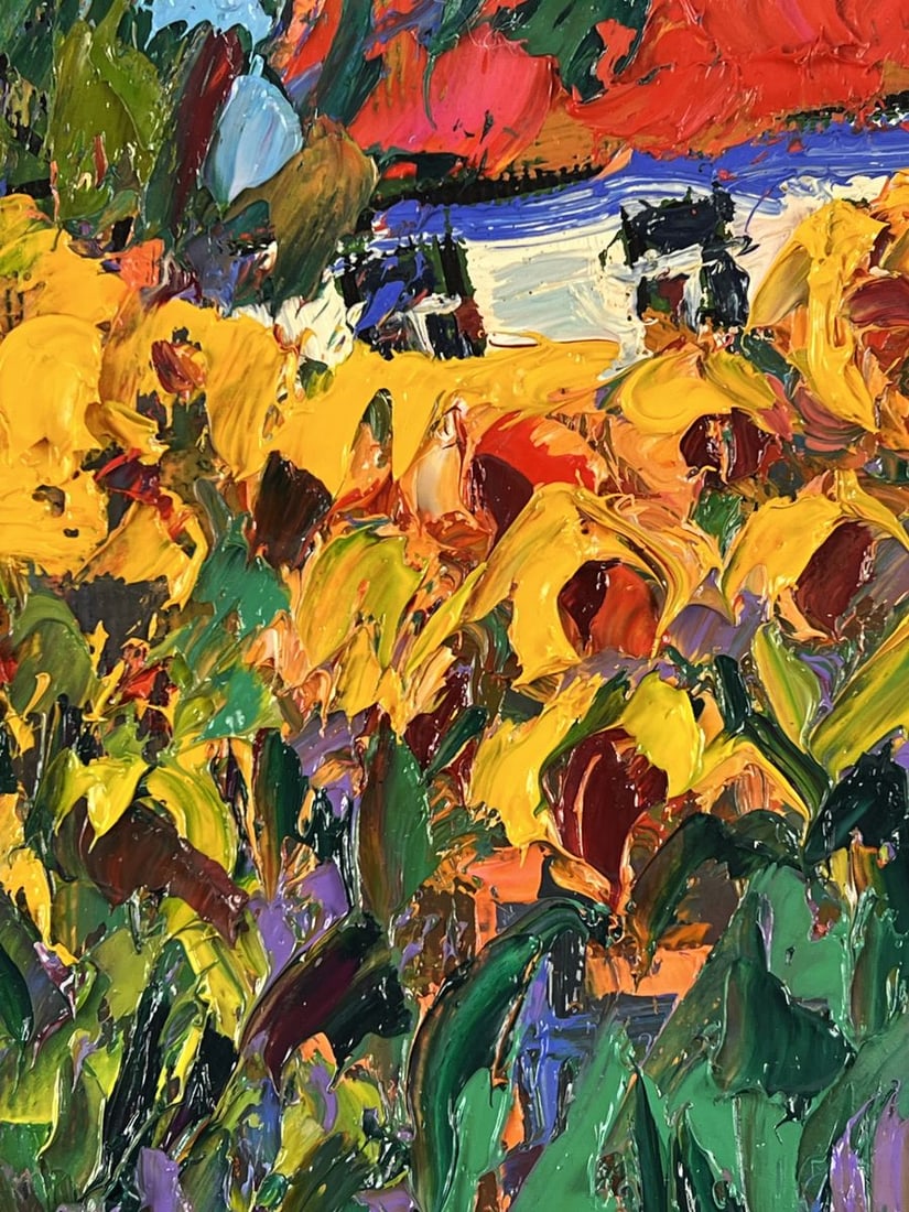 Oil painting Morning in the Village Oleksiy Ivanyuk - 7