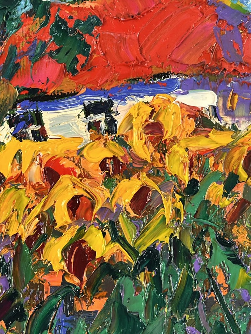 Oil painting Morning in the Village Oleksiy Ivanyuk - 9