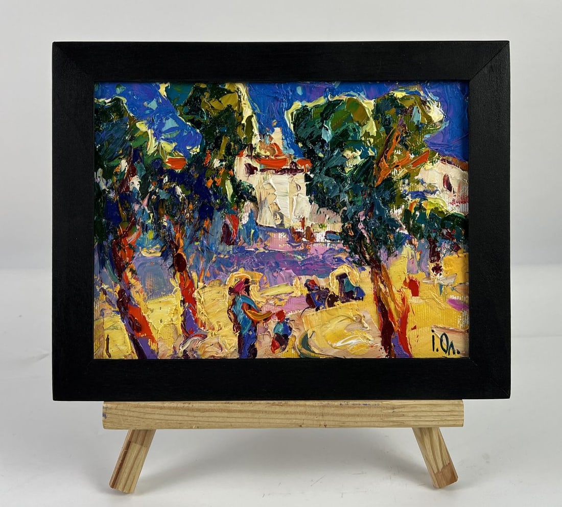 Oil painting Alley Park in the City Oleksiy Ivanyuk: Title: Oil painting Alley Park in the City Oleksiy Ivanyuk Description: AAA6623 *** ABOUT THIS PAINTING *** * TITLE: "Alley Park in the City" * ARTISTS: Oleksiy Ivanyuk * SIZE: 15x20 cm/5.90x7.87 inch