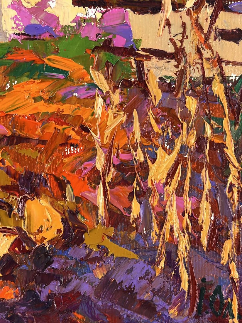 Oil painting Autumn Vegetable Gardens Oleksiy Ivanyuk - 10