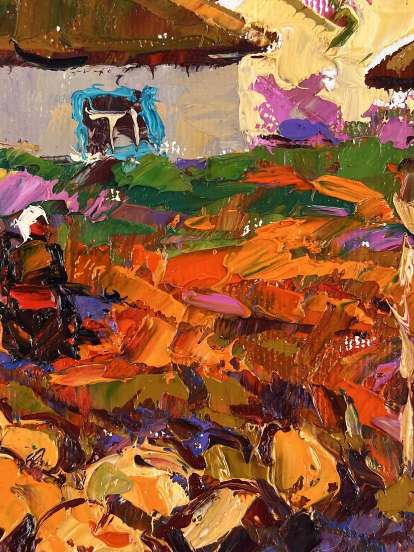 Oil painting Autumn Vegetable Gardens Oleksiy Ivanyuk - 7