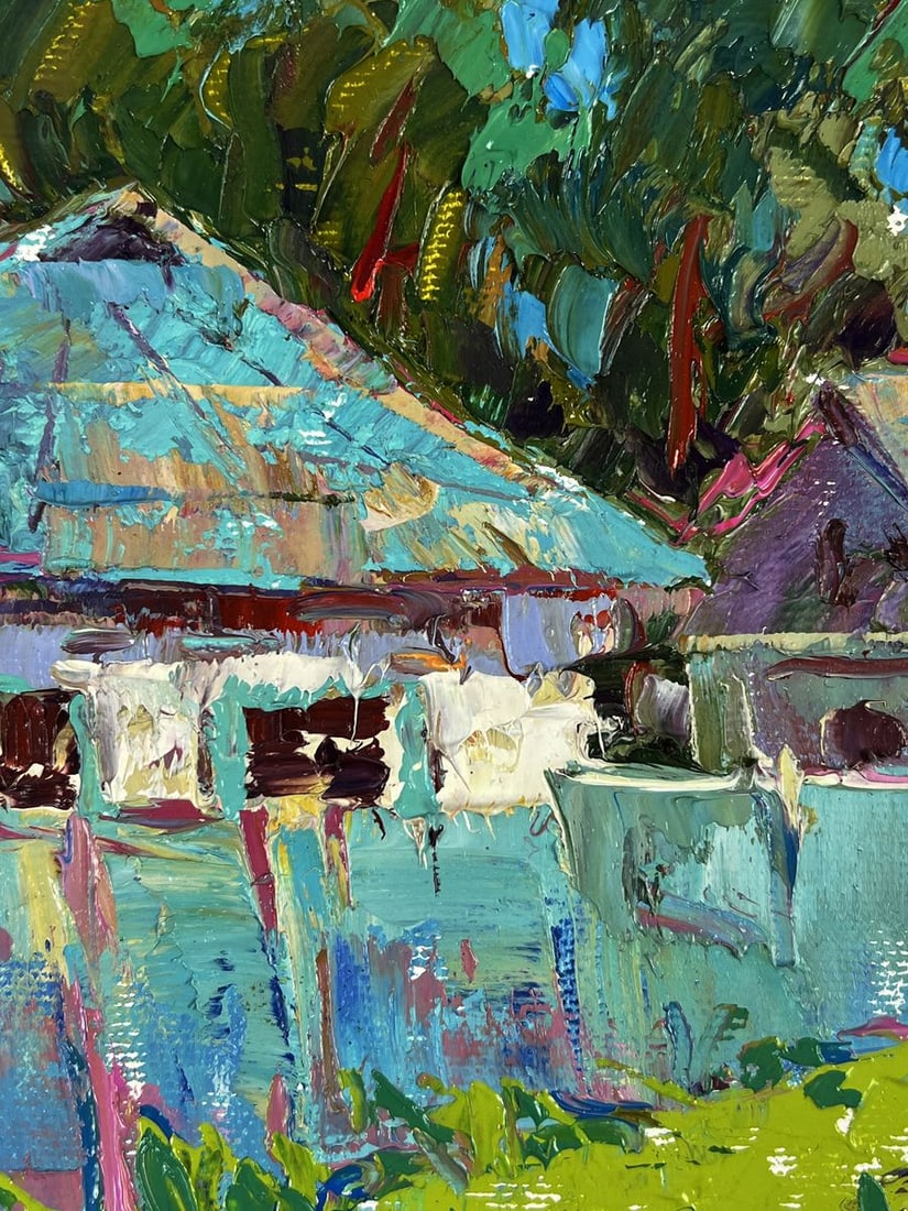Oil painting Returning home from the field Oleksiy Ivanyuk - 4