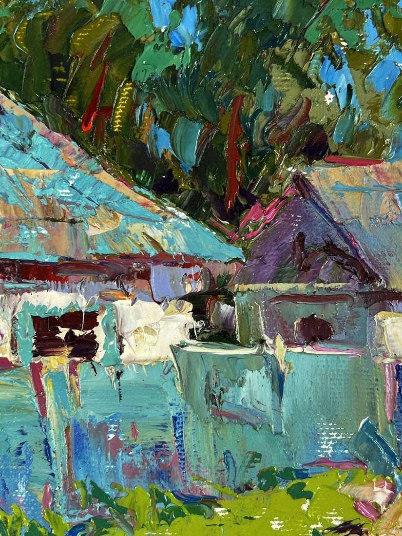 Oil painting Returning home from the field Oleksiy Ivanyuk - 6