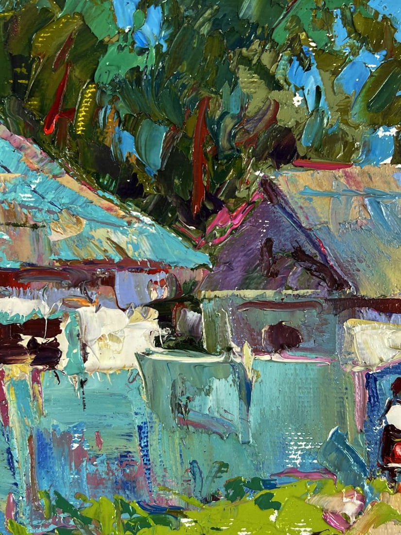 Oil painting Returning home from the field Oleksiy Ivanyuk - 7