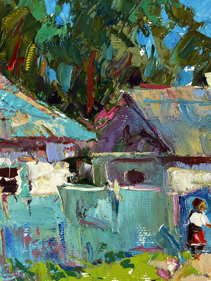 Oil painting Returning home from the field Oleksiy Ivanyuk - 8