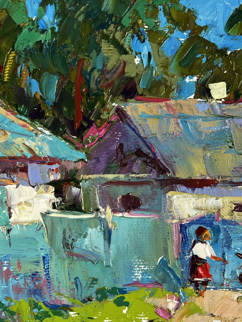 Oil painting Returning home from the field Oleksiy Ivanyuk - 9