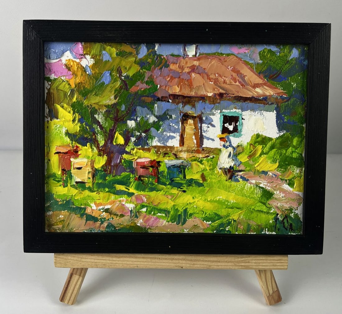 Oil painting Spring has come to the village Oleksiy Ivanyuk: Title: Oil painting Spring has come to the village Oleksiy Ivanyuk Description: AAA6293 *** ABOUT THIS PAINTING *** * TITLE: "Spring has come to the village" * ARTISTS: Oleksiy Ivanyuk * SIZE: 15x20