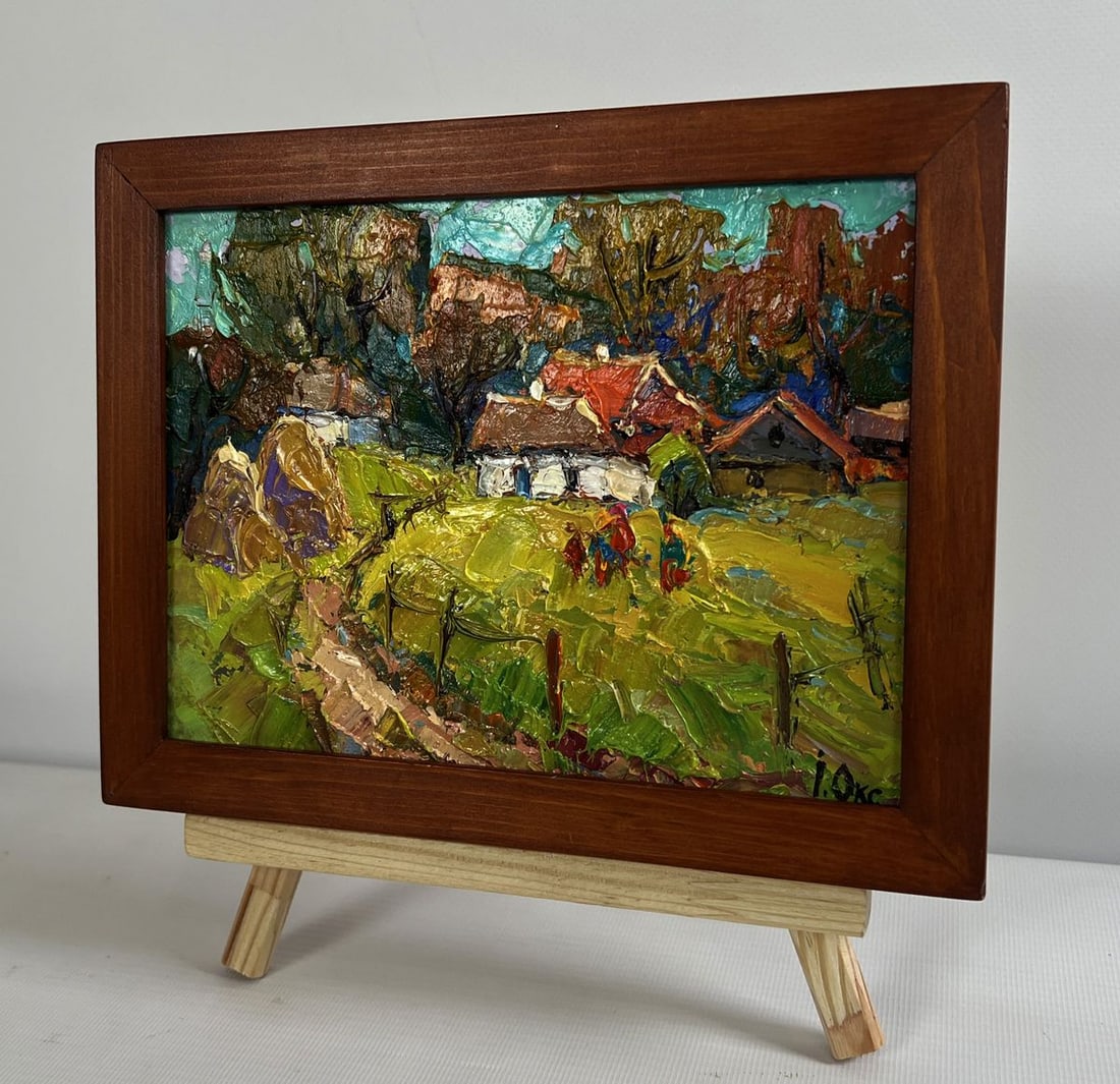 Oil painting After a walk home Oksana Kalenyuk - 2