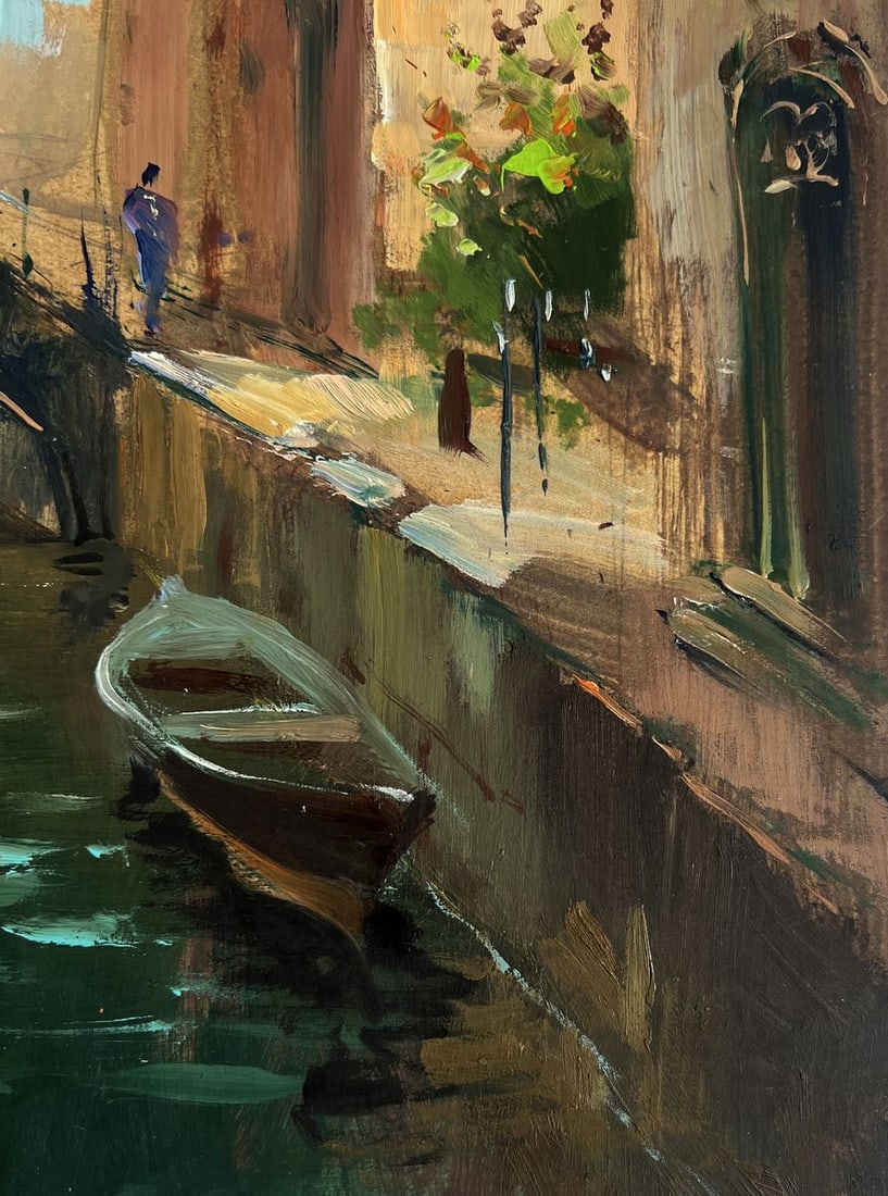 Oil painting The busy streets of Venice Yuriy Suprunchuk - 8