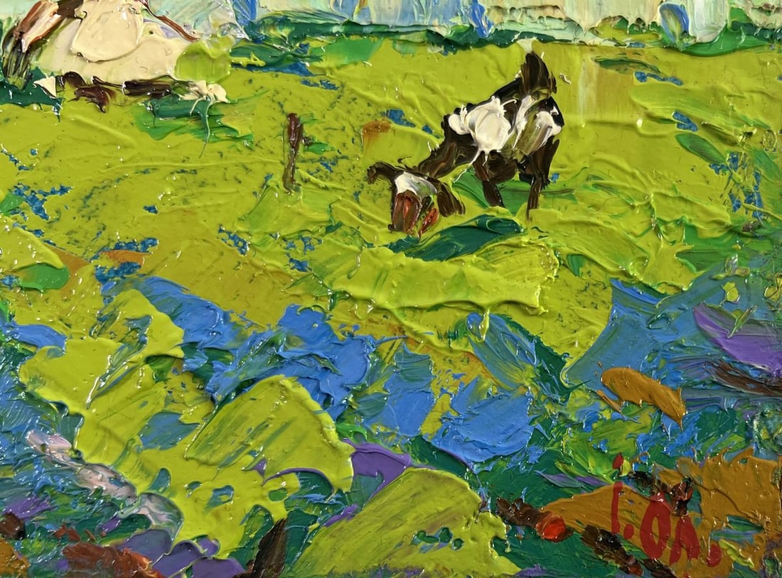Oil painting Silence filled with warmth Alex Kalenyuk - 5