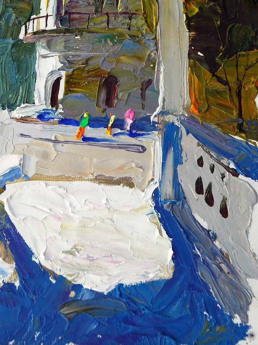 Oil painting Sunny summer day Egor Ktpatunov - 5