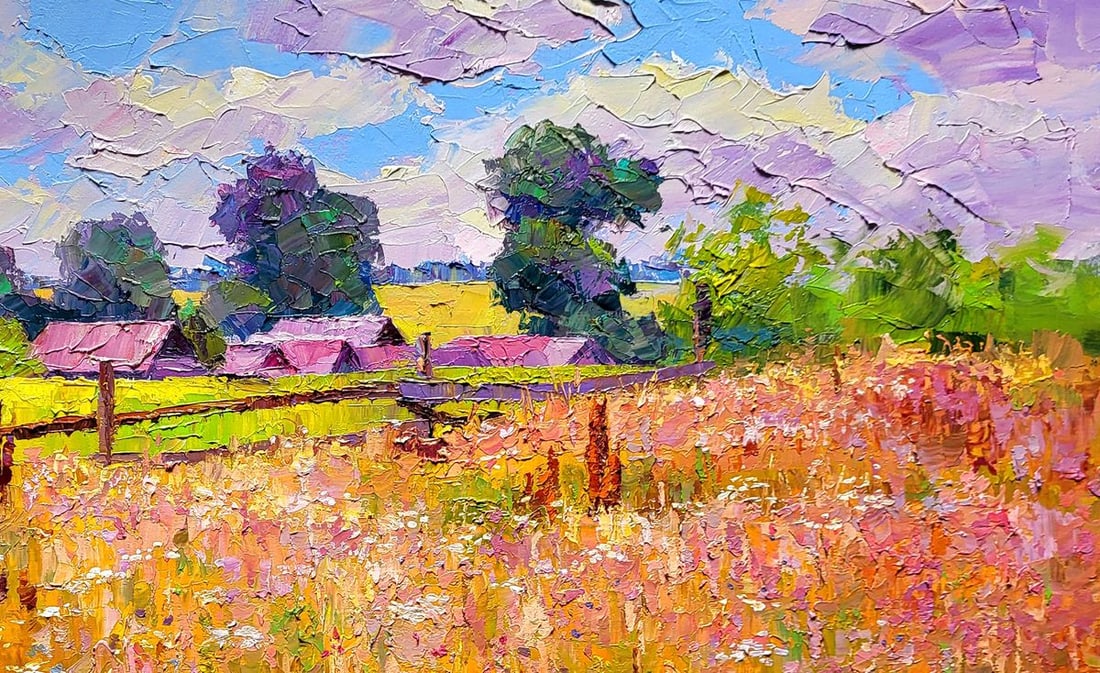 Oil painting Gremyach village Boris Serdyuk - 5