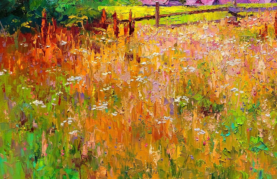 Oil painting Gremyach village Boris Serdyuk - 6