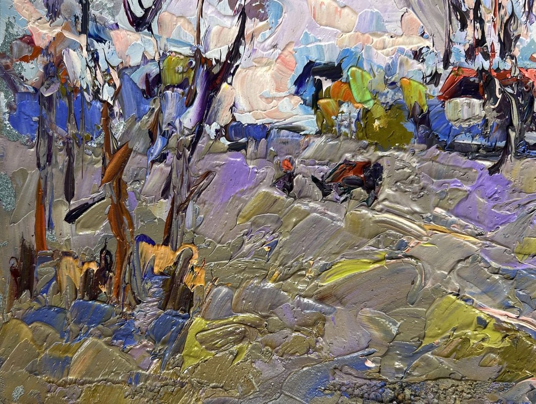 Oil painting Far from the village Alex Kalenyuk - 6