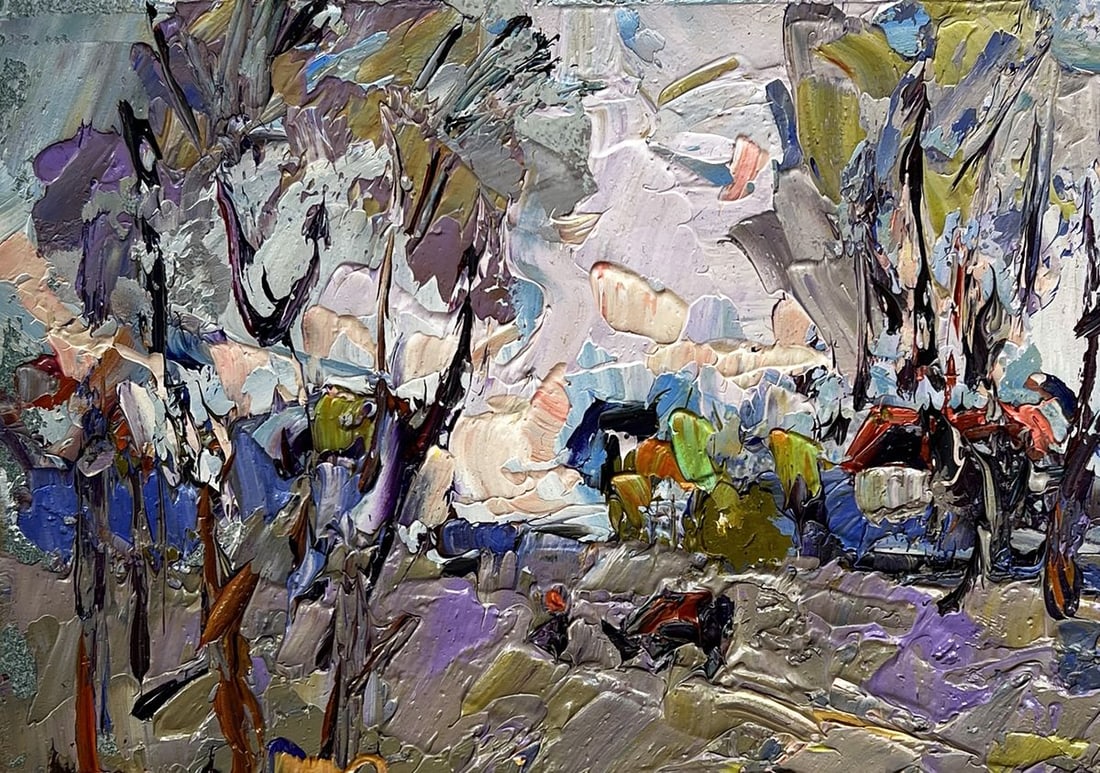 Oil painting Far from the village Alex Kalenyuk - 7