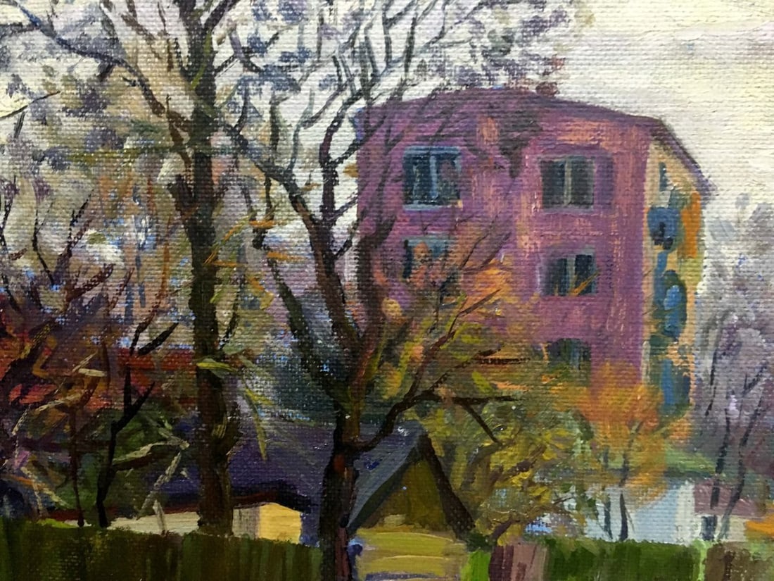 Konotop street oil painting Ivanenko Mikhail Aleksandrovich - 4