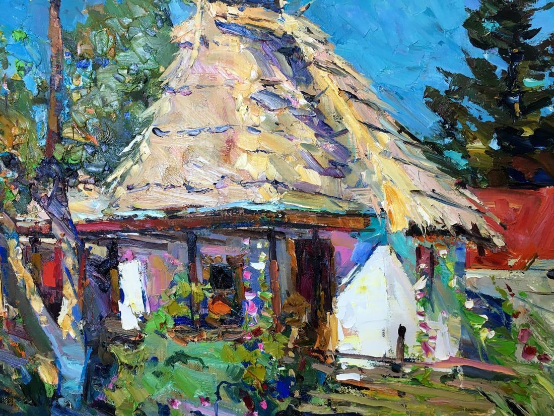 Oil painting Mallows bloom Zaborovsky Leonid Alexandrovich - 3