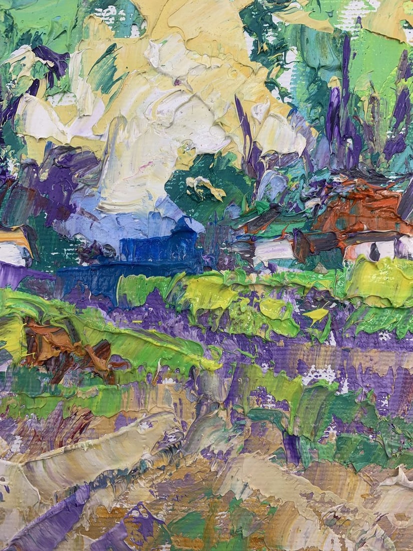 Oil painting Edge of the village Kalenyuk Alex - 6