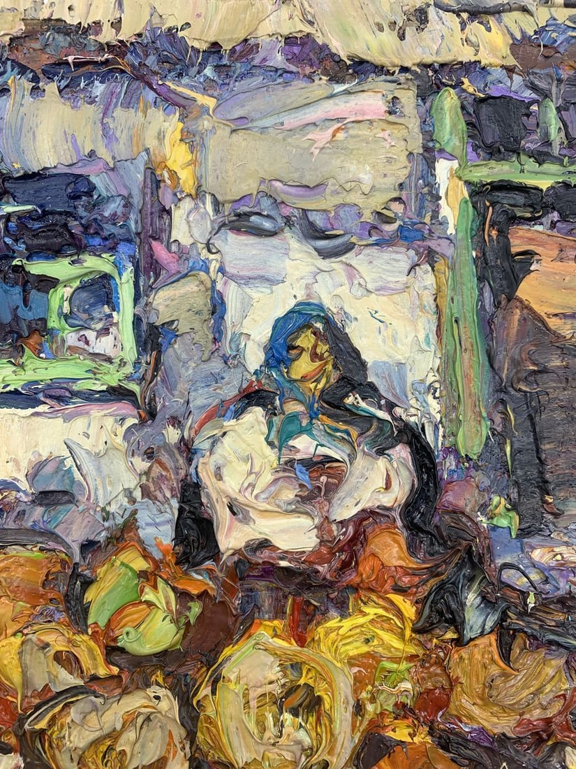Oil painting Near the threshold Kalenyuk Oksana - 7