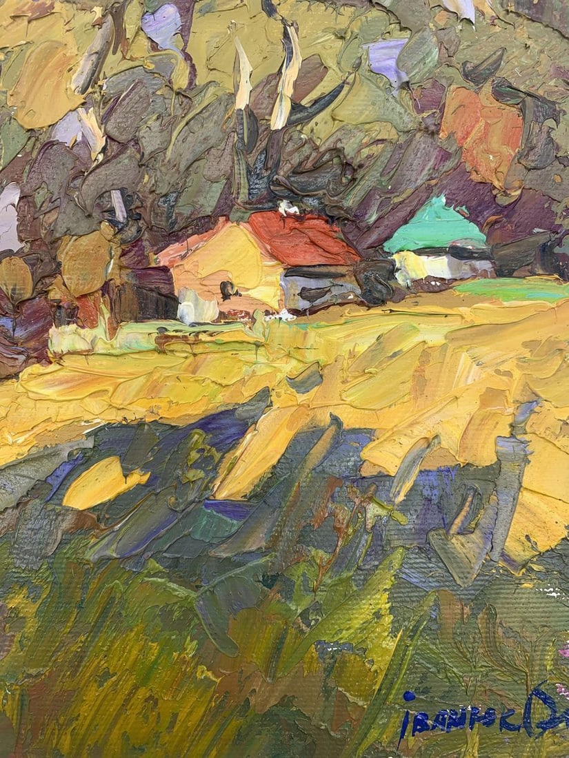 Oil painting Edge of the village Kalenyuk Alex - 10