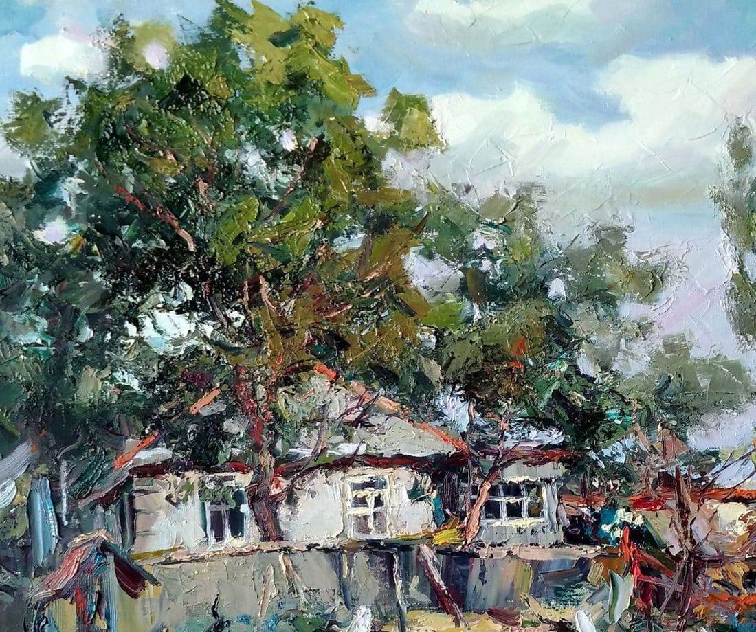 Oil painting House Alexander Nikolaevich Cherednichenko - 5