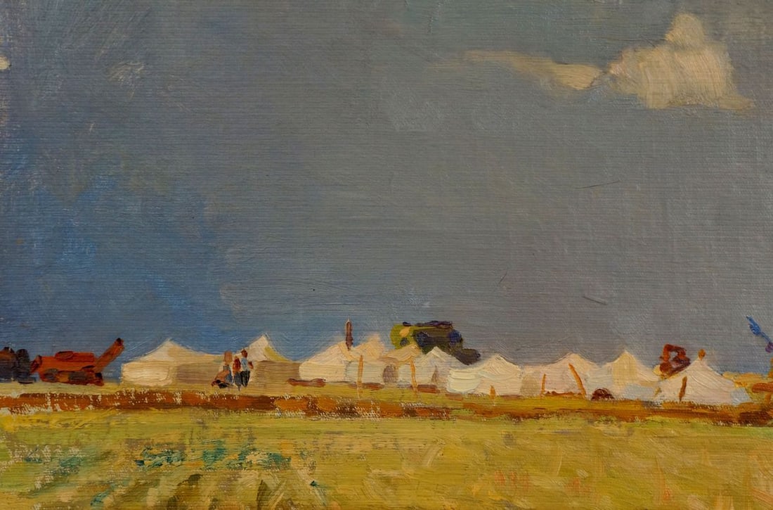 Oil painting In field Bortnikov Nikolay Fedorovich - 2