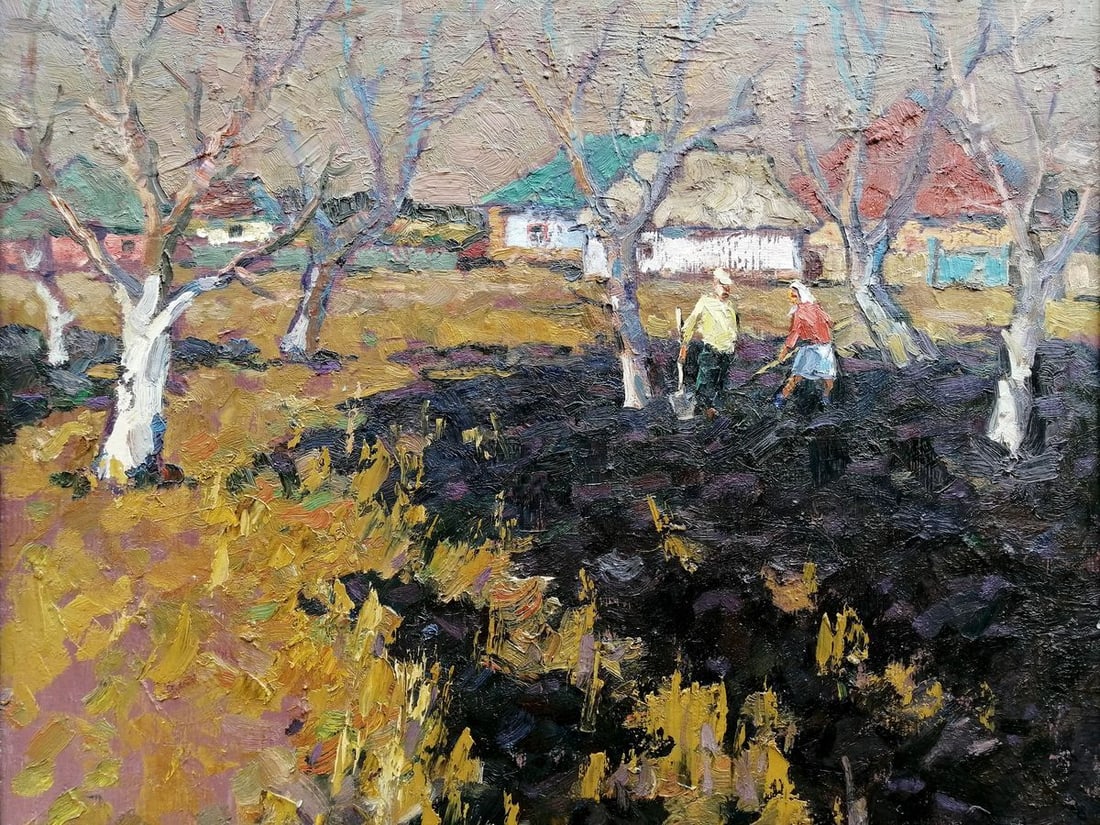 Oil painting Early spring Kalenyuk Alex - 2