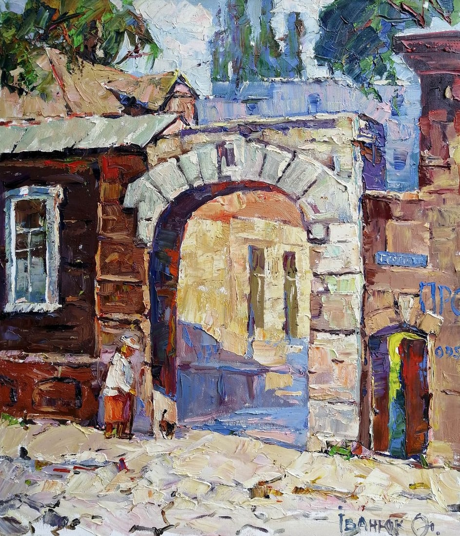 Oil painting City of Mariupol Kalenyuk Alex: Title: Oil painting City of Mariupol Kalenyuk Alex Description: Kalen 124 *** ABOUT THIS PAINTING *** * TITLE: "City of Mariupol" * ARTISTS: Kalenyuk Alex * SIZE: 70x60 cm/'27.55x23.62 inches' *