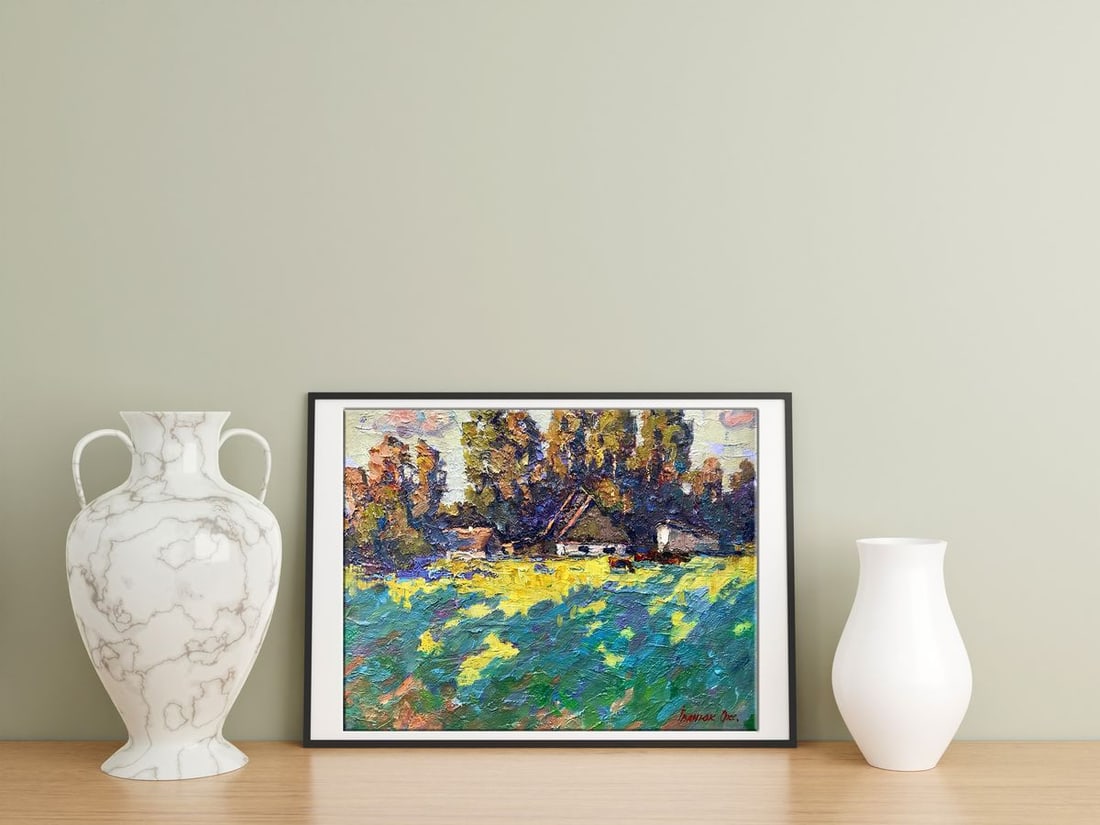 Oil painting Warm evening Kalenyuk Oksana - 3