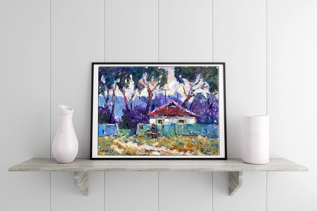 Oil painting Lilac is blooming Kalenyuk Alex - 2