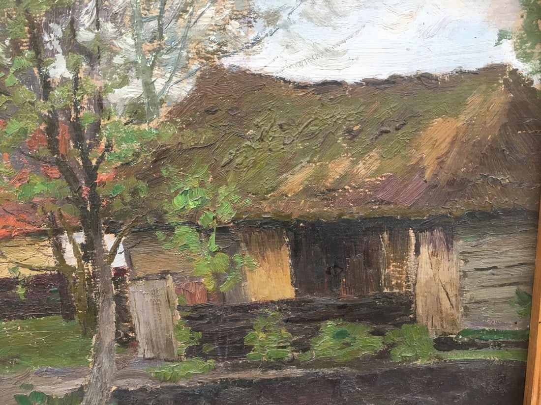 Oil painting Rural life Ivan Kirillovich Tsyupka - 3