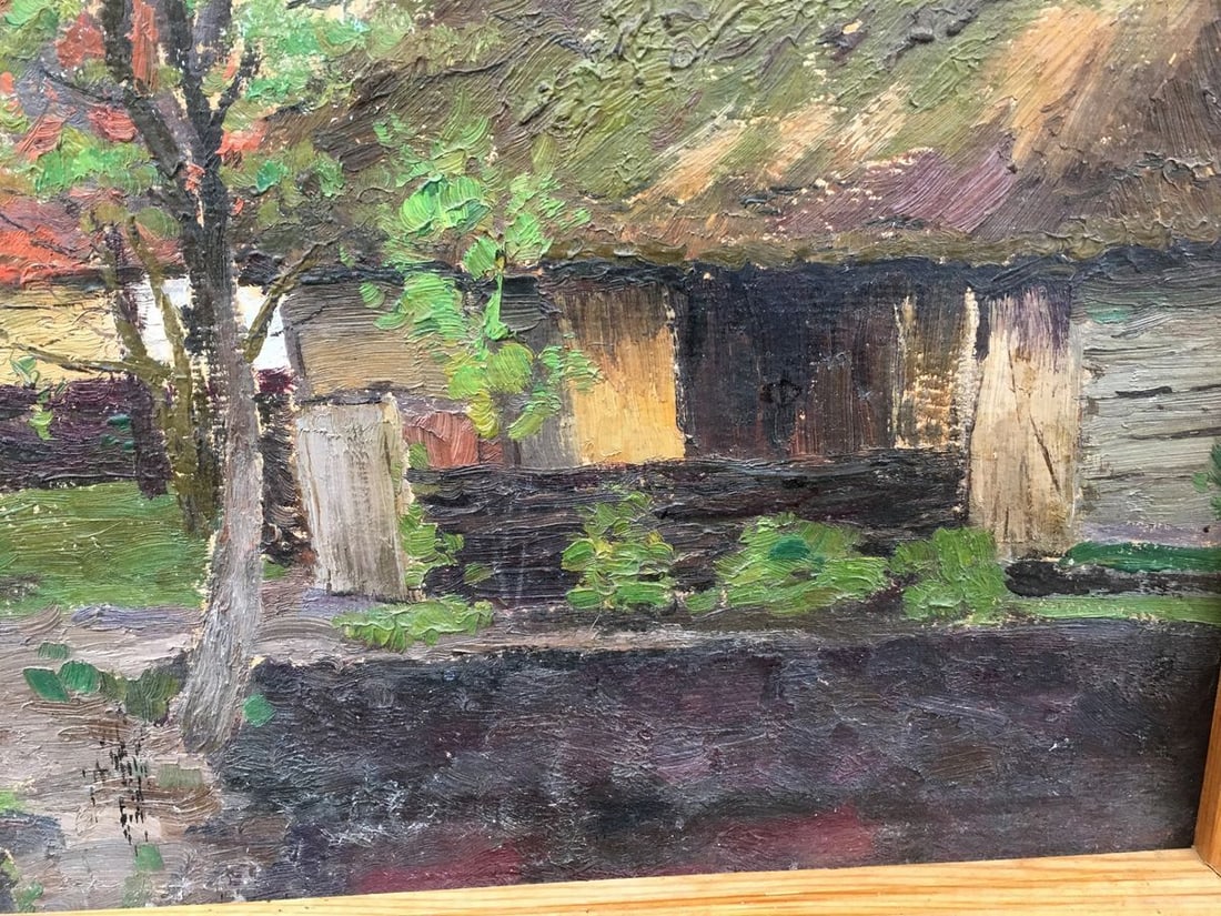 Oil painting Rural life Ivan Kirillovich Tsyupka - 4